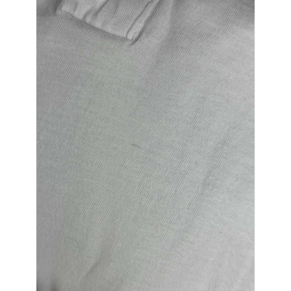 M. Singer Henley Shirt Men’s Medium White Long Sleeve Made In USA Thin Casual - Picture 9 of 9